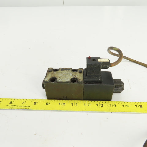 Parker D1VW Solenoid Operated Hydraulic Directional Control Valve 24VDC