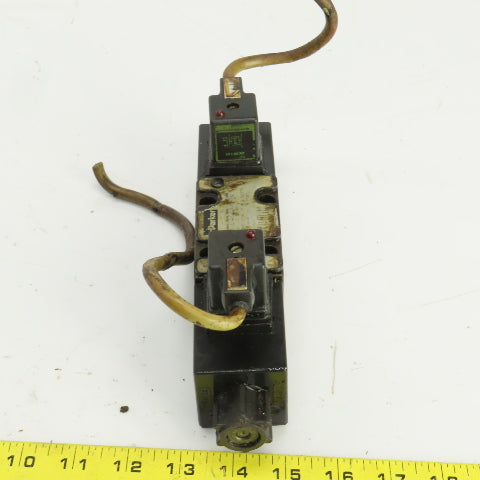 Parker D1VW4 Double Solenoid Operated Hydraulic Directional Control Valve 24VDC