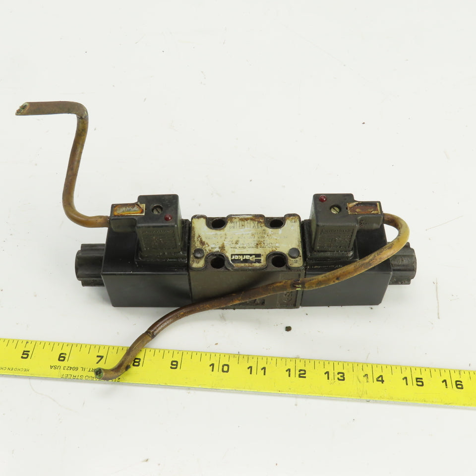Parker D1VW4 Double Solenoid Operated Hydraulic Directional Control Valve 24VDC