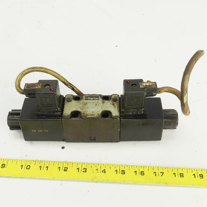 Parker D1VW4 Double Solenoid Operated Hydraulic Directional Control Valve 24VDC