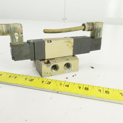CKD 4KB240-L 3 Port Pneumatic Solenoid Valve 0.2-0.7MPa 24VDC
