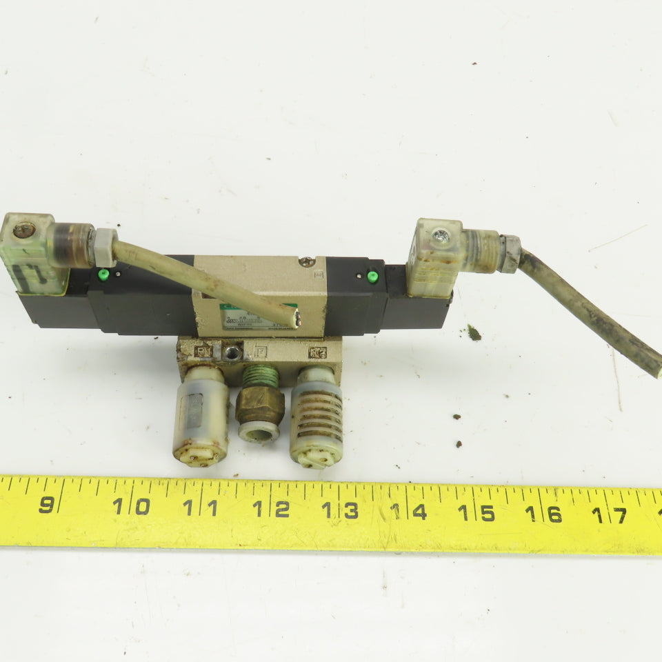 CKD 4KB240-L 3 Port Pneumatic Solenoid Valve 0.2-0.7MPa 24VDC