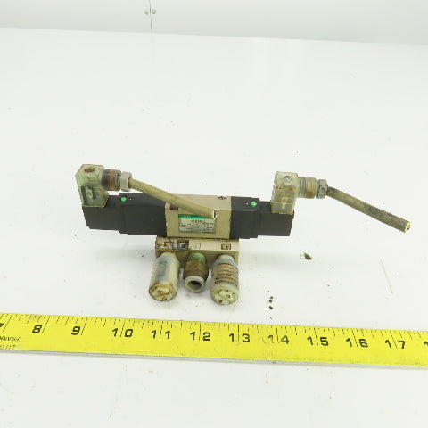 CKD 4KB240-L 3 Port Pneumatic Solenoid Valve 0.2-0.7MPa 24VDC