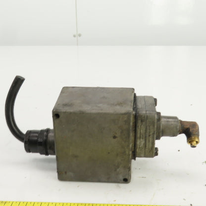 Barksdale E1H-H15 Adjustable Range Pressure Switch 5-15PSI 125-600VAC 6-250VDC