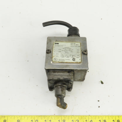 Barksdale E1H-H15 Adjustable Range Pressure Switch 5-15PSI 125-600VAC 6-250VDC