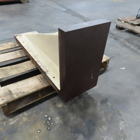 40" x 16-1/2" x 9-3/4" Wide Steel Angle Plate 90° Solid 2" Thick