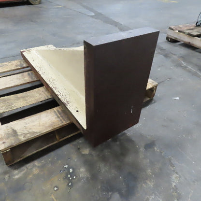 40" x 16-1/2" x 9-3/4" Wide Steel Angle Plate 90° Solid 2" Thick