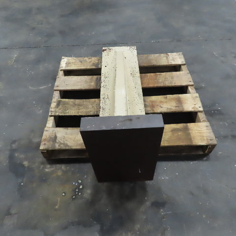 40" x 16-1/2" x 9-3/4" Wide Steel Angle Plate 90° Solid 2" Thick