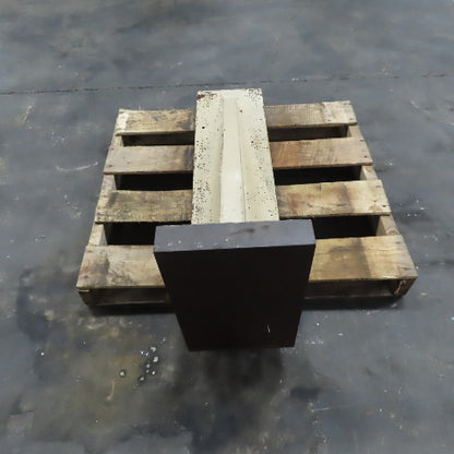 40" x 16-1/2" x 9-3/4" Wide Steel Angle Plate 90° Solid 2" Thick