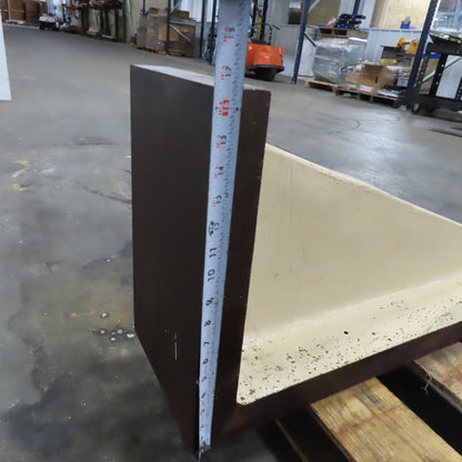 40" x 16-1/2" x 9-3/4" Wide Steel Angle Plate 90° Solid 2" Thick