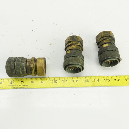 JAE 28-B21PC 28 Pin Hole Connector Plugs Lot Of 3