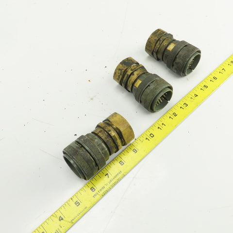 JAE 28-B21PC 28 Pin Hole Connector Plugs Lot Of 3