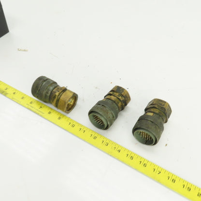 JAE 28-B21PC 28 Pin Hole Connector Plugs Lot Of 3