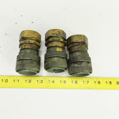 JAE 28-B21PC 28 Pin Hole Connector Plugs Lot Of 3