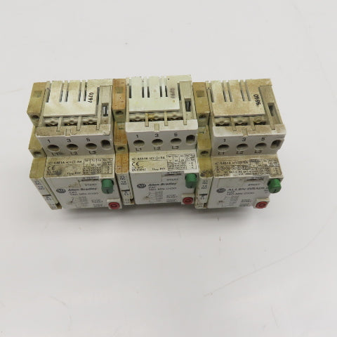 Allen Bradley 140-MN-0100 Manual Motor Starter 600V 3Ph 0.63-1.0A Trip Lot Of 3
