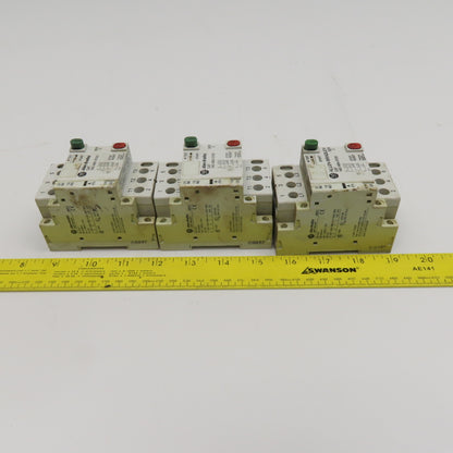Allen Bradley 140-MN-0100 Manual Motor Starter 600V 3Ph 0.63-1.0A Trip Lot Of 3