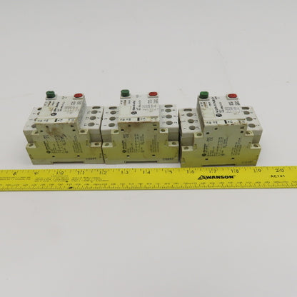 Allen Bradley 140-MN-0100 Manual Motor Starter 600V 3Ph 0.63-1.0A Trip Lot Of 3