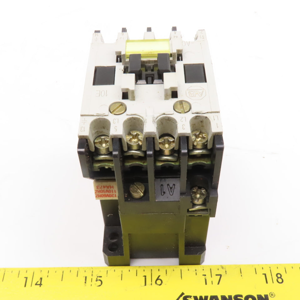 Allen Bradley 100-A09ND3 600VAC Contactor 9A Contactor 120V 50/60Hz Coil