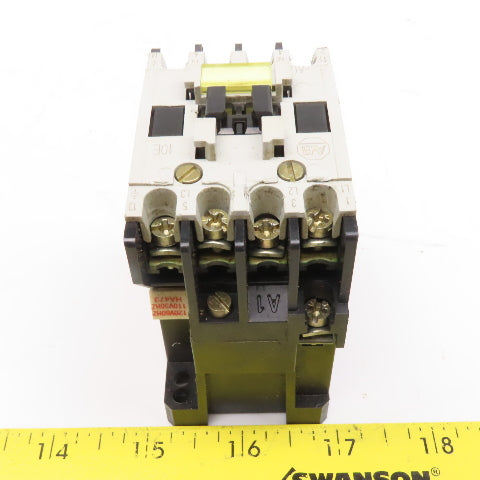 Allen Bradley 100-A09ND3 600VAC Contactor 9A Contactor 120V 50/60Hz Coil