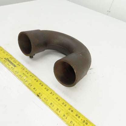 4" ID 180° Return Bend Steel Pipe Hub x Hub