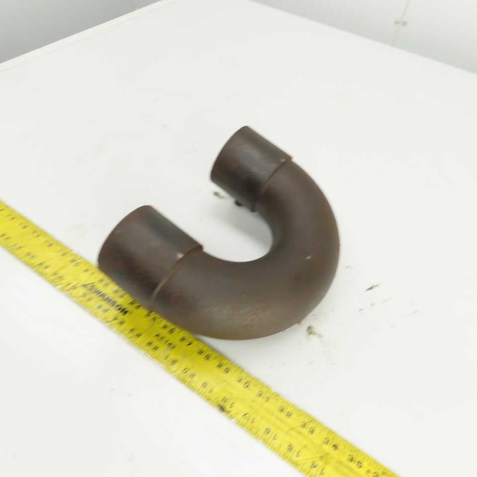 4" ID 180° Return Bend Steel Pipe Hub x Hub