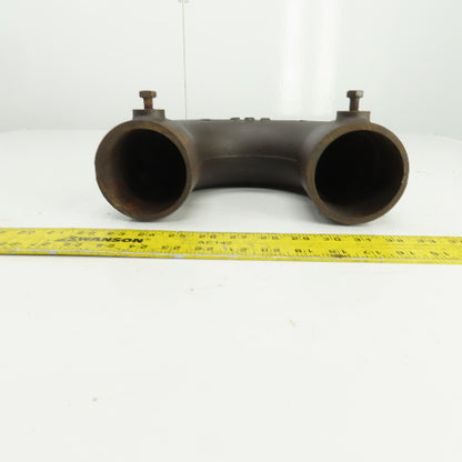 4" ID 180° Return Bend Steel Pipe Hub x Hub