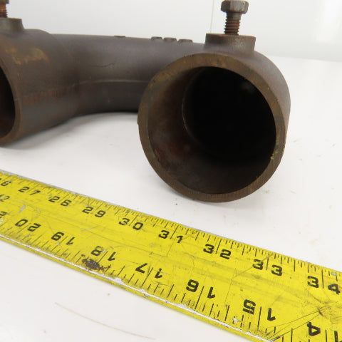 4" ID 180° Return Bend Steel Pipe Hub x Hub