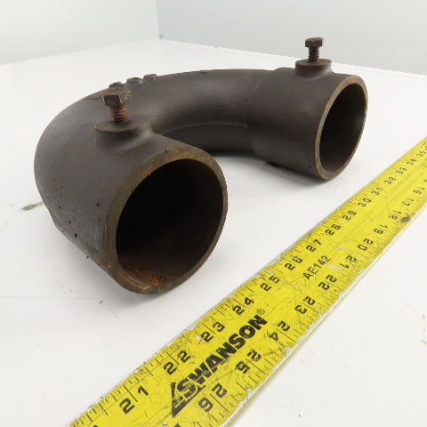 4" ID 180° Return Bend Steel Pipe Hub x Hub