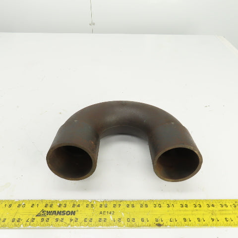 4" ID 180° Return Bend Steel Pipe Hub x Hub