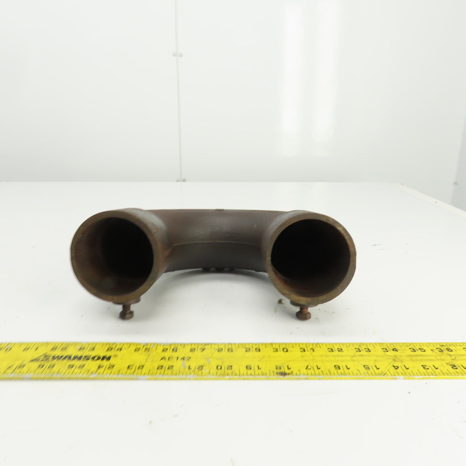 4" ID 180° Return Bend Steel Pipe Hub x Hub