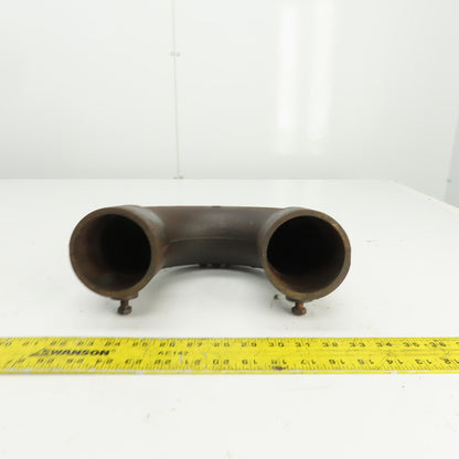 4" ID 180° Return Bend Steel Pipe Hub x Hub