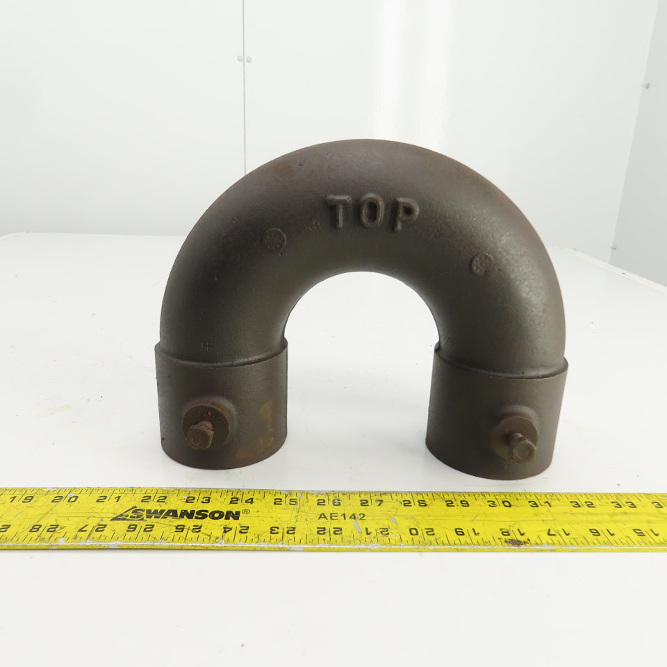 4" ID 180° Return Bend Steel Pipe Hub x Hub