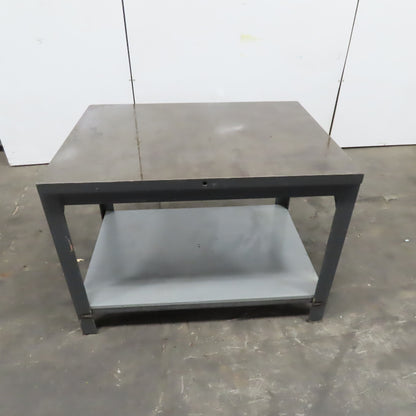 36" x 48" Cast Iron Machined Top Layout Inspection Table .011 Accuracy 1-3/4"T