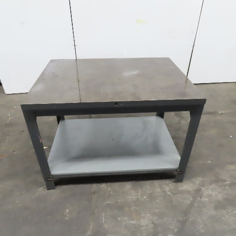 36" x 48" Cast Iron Machined Top Layout Inspection Table .011 Accuracy 1-3/4"T