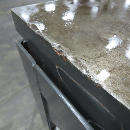 36" x 48" Cast Iron Machined Top Layout Inspection Table .011 Accuracy 1-3/4"T