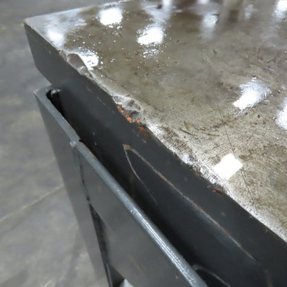 36" x 48" Cast Iron Machined Top Layout Inspection Table .011 Accuracy 1-3/4"T