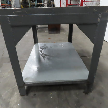 36" x 48" Cast Iron Machined Top Layout Inspection Table .011 Accuracy 1-3/4"T
