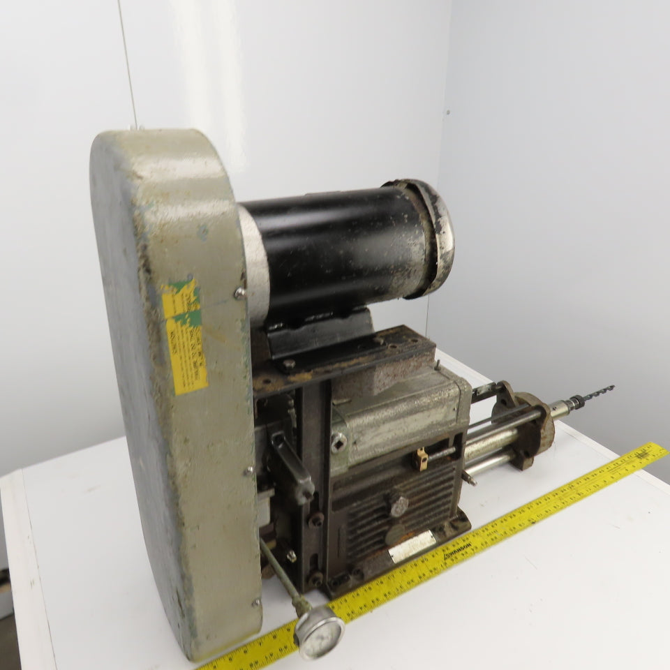 Drill Unit L-150H 3HP Horizontal Drilling Head 8-1/2" Stroke 1750RPM 230/460V