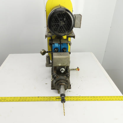 Drill Unit L-150H 3HP Horizontal Drilling Head 8-1/2" Stroke 1760RPM 230/460V