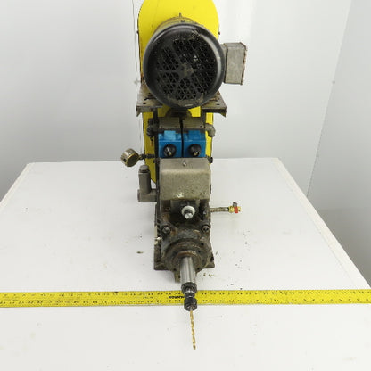 Drill Unit L-150H 3HP Horizontal Drilling Head 8-1/2" Stroke 1760RPM 230/460V