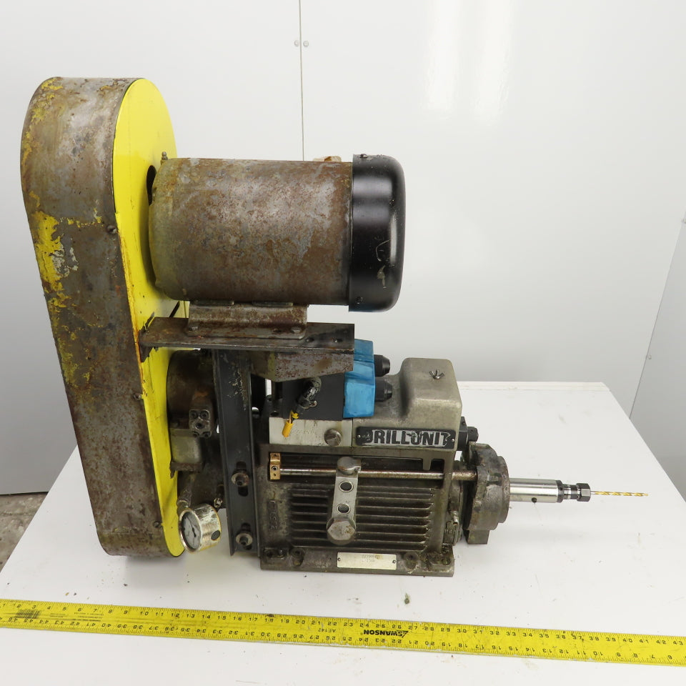 Drill Unit L-150H 3HP Horizontal Drilling Head 8-1/2" Stroke 1760RPM 230/460V