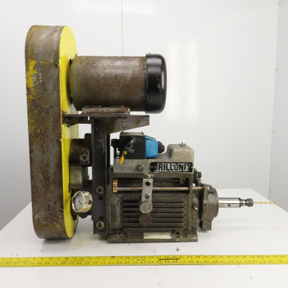 Drill Unit L-150H 3HP Horizontal Drilling Head 8-1/2" Stroke 1760RPM 230/460V