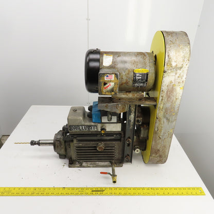 Drill Unit L-150H 3HP Horizontal Drilling Head 8-1/2" Stroke 1760RPM 230/460V