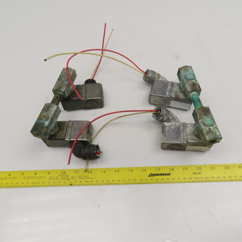 Dayton 6X543 120V 1/4" NPT Solenoid  Drain Valve Lot Of 4