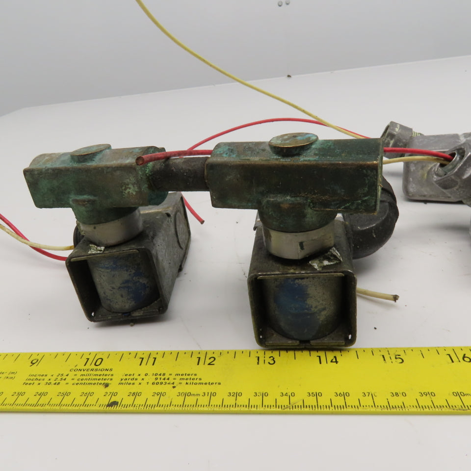 Dayton 6X543 120V 1/4" NPT Solenoid  Drain Valve Lot Of 4