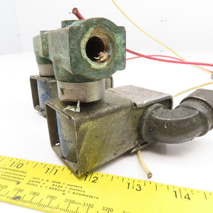 Dayton 6X543 120V 1/4" NPT Solenoid  Drain Valve Lot Of 4