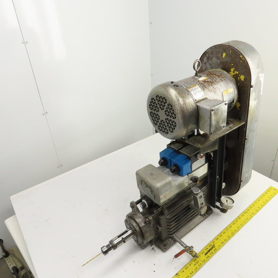 Drill Unit L-150H 3HP Horizontal Drilling Head 8-1/2" Stroke 1760RPM 230/460V