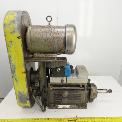 Drill Unit L-150H 3HP Horizontal Drilling Head 8-1/2" Stroke 1760RPM 230/460V