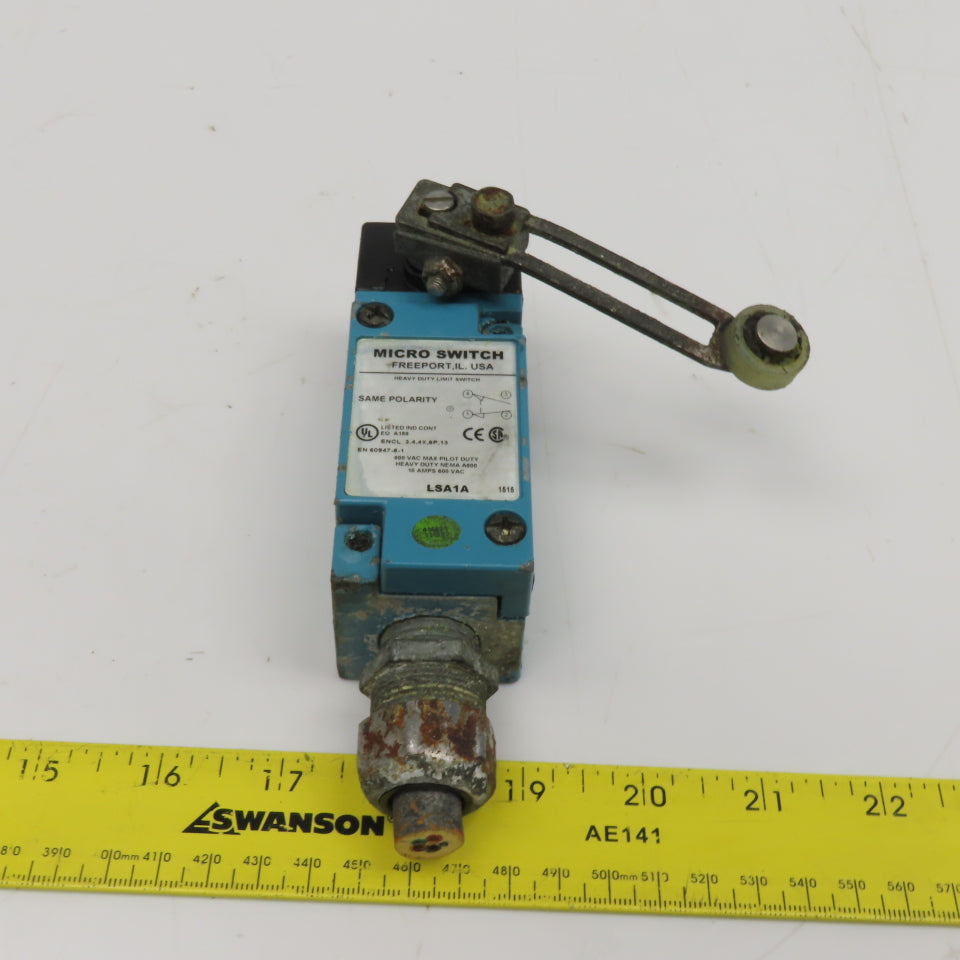 Micro Switch LSA1A Rocker Cam Arm Limit Switch 600VAC 10A