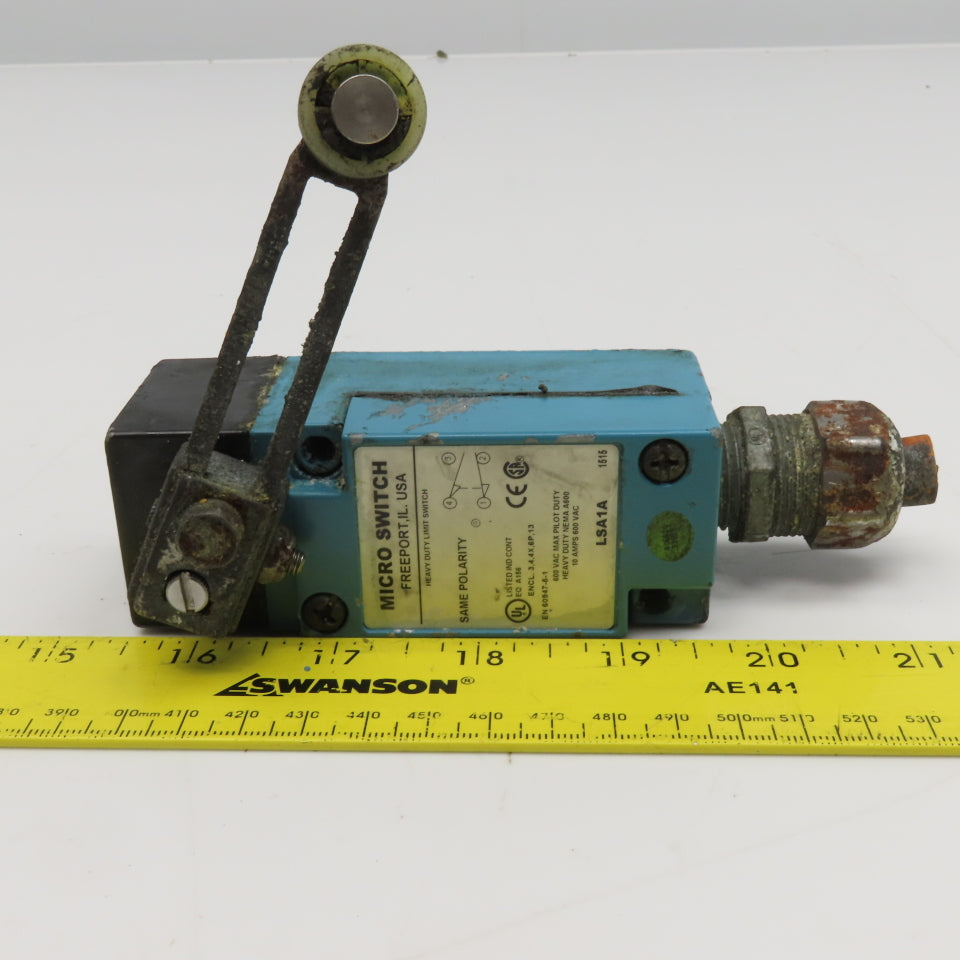 Micro Switch LSA1A Rocker Cam Arm Limit Switch 600VAC 10A